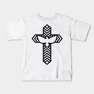 The cross is a symbol of the crucifixion of the Son of God for the sins of mankind. Kids T-Shirt